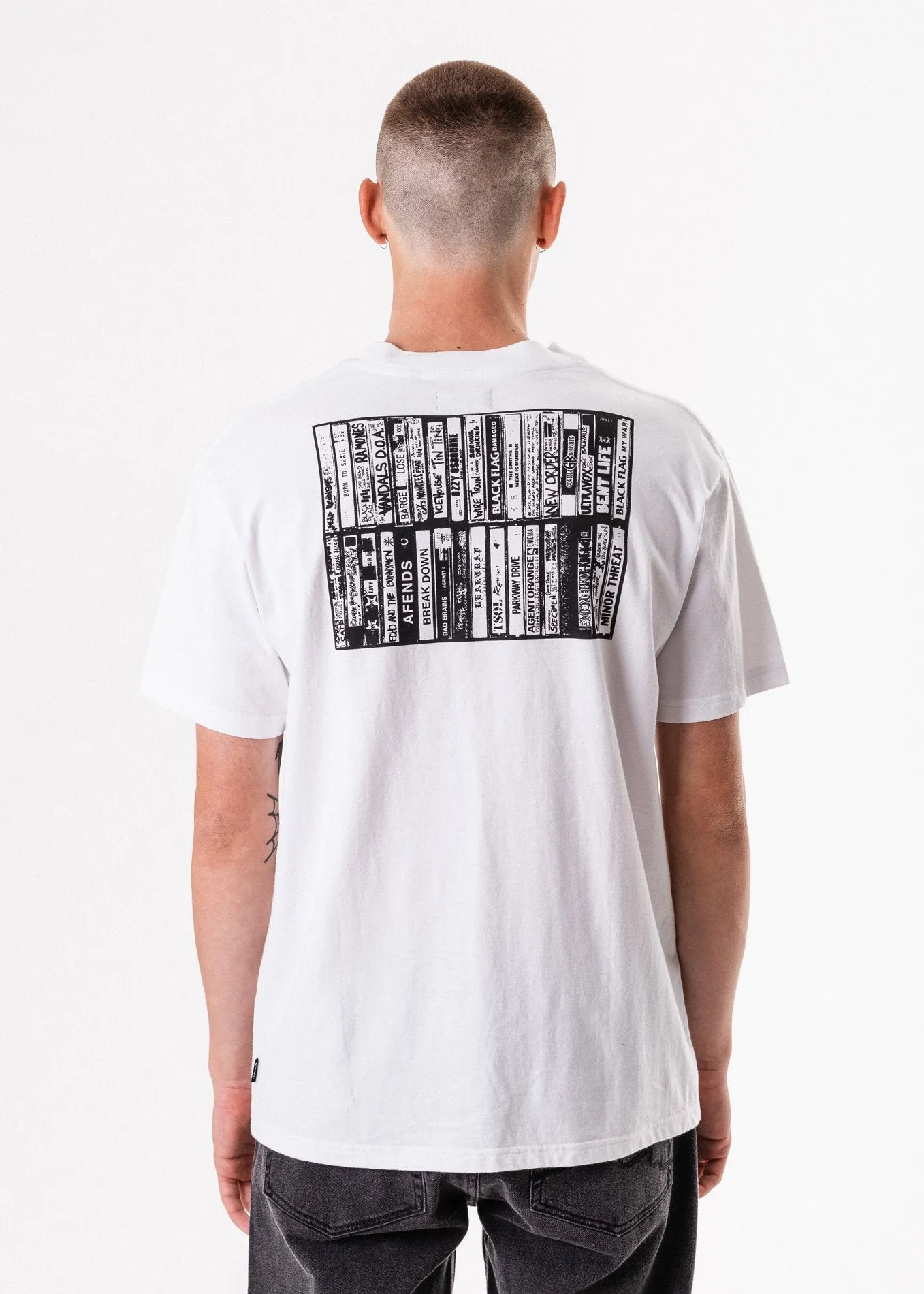 Afends Mens Cassette - Retro Fit Tee