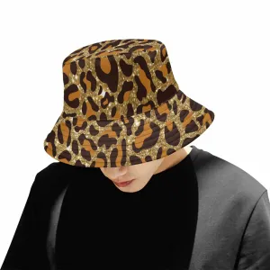 Animal print 5  Unisex Summer Single-Layer Bucket Hat