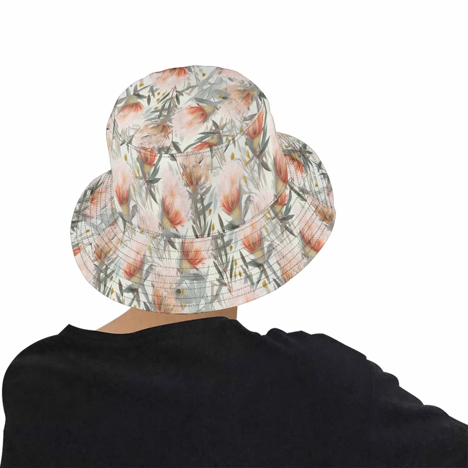 Australian Wattle  Unisex Summer Single-Layer Bucket Hat