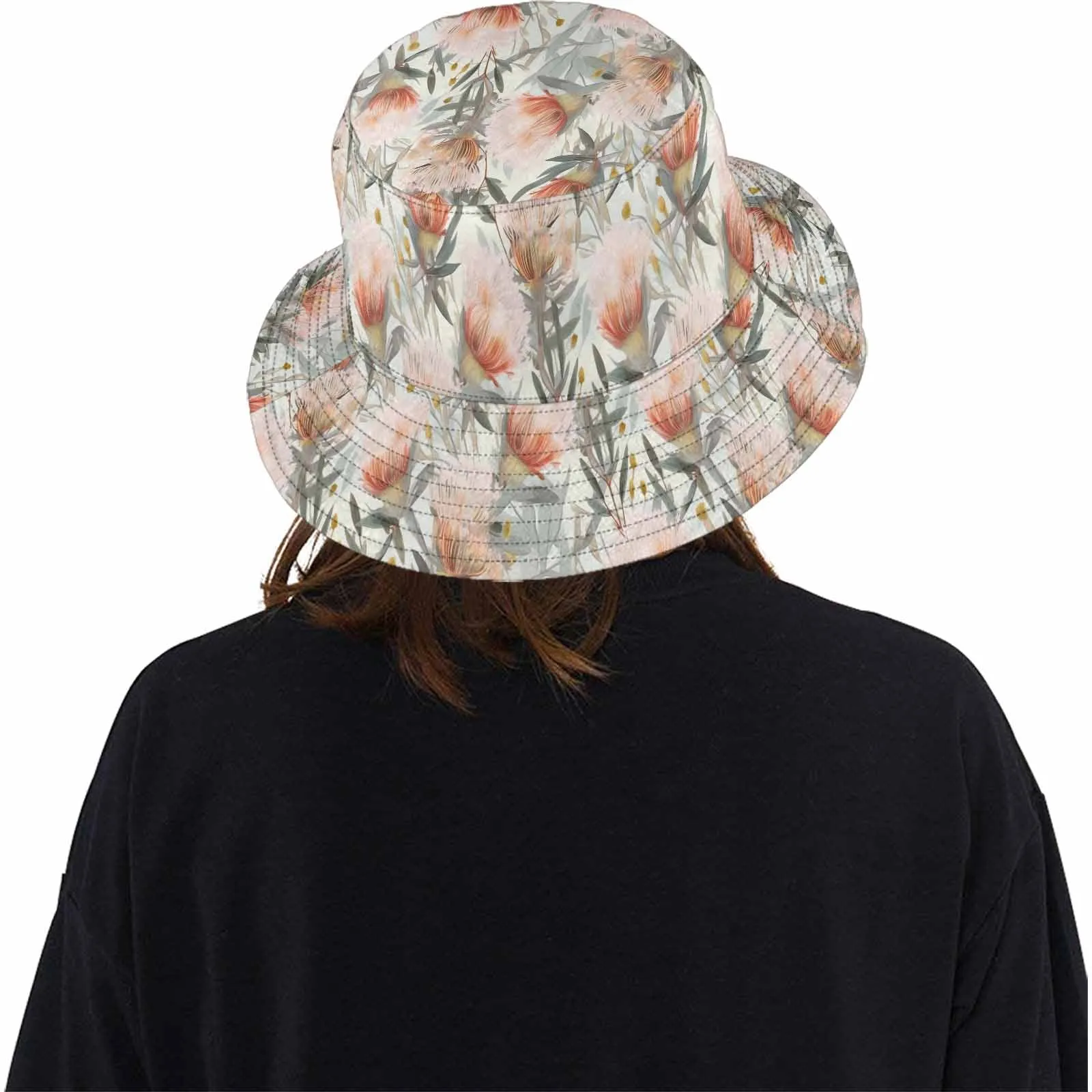 Australian Wattle  Unisex Summer Single-Layer Bucket Hat