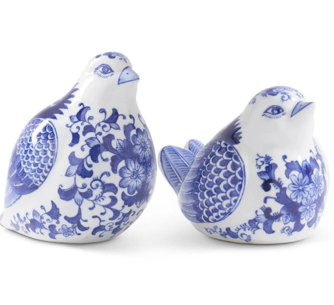 Blue and White Chinoiserie Birds