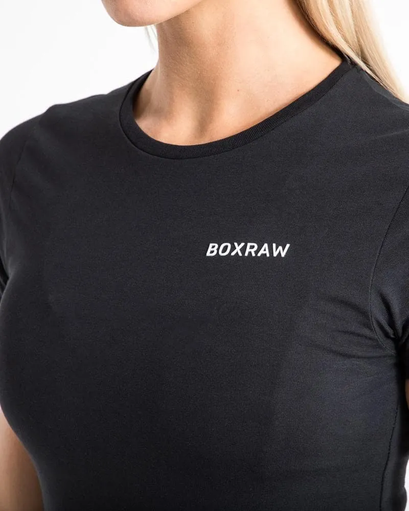 BOXRAW LOGO T-SHIRT - BLACK