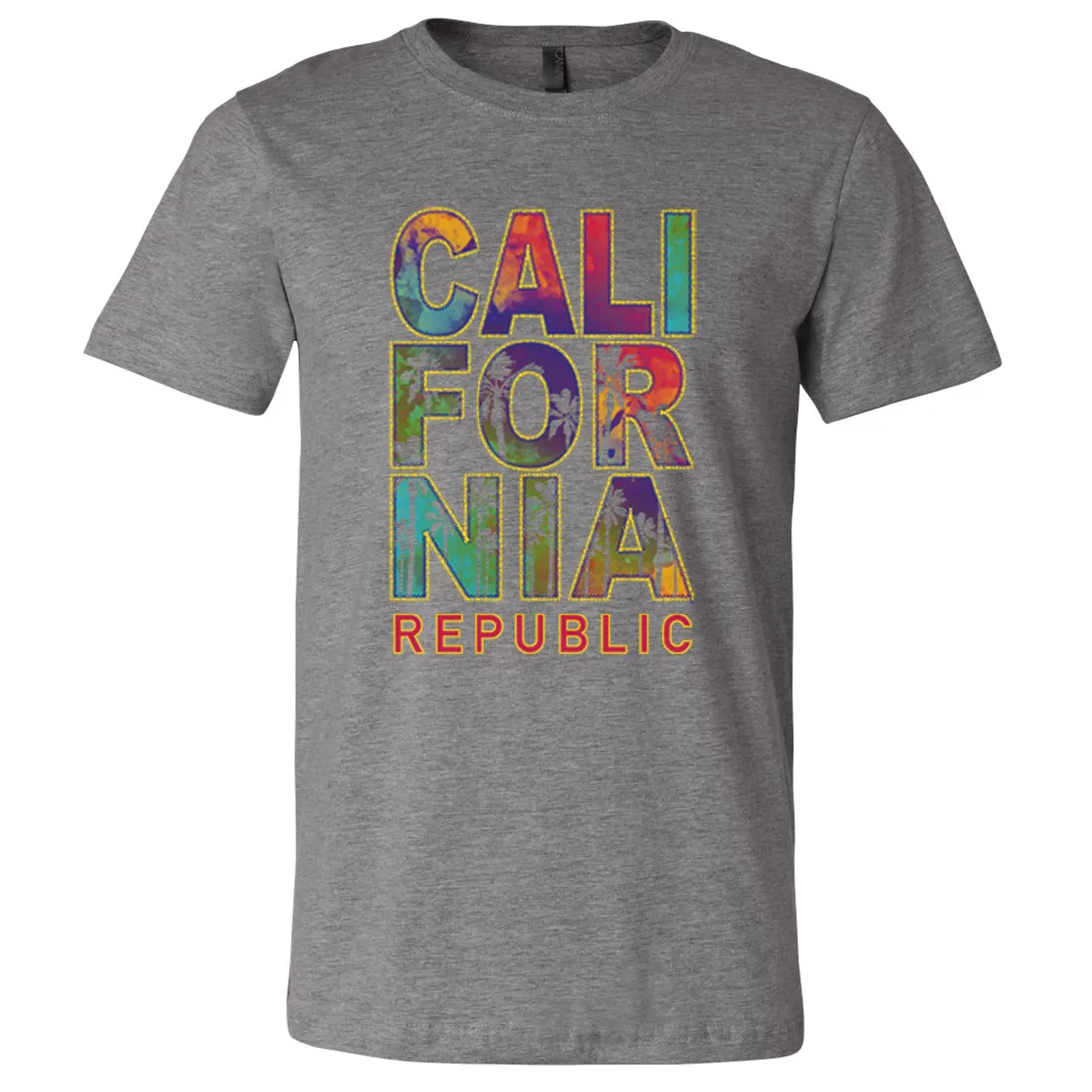 California Pastel Stitched Style Asst Colors Mens Lightweight Fitted T-Shirt/tee