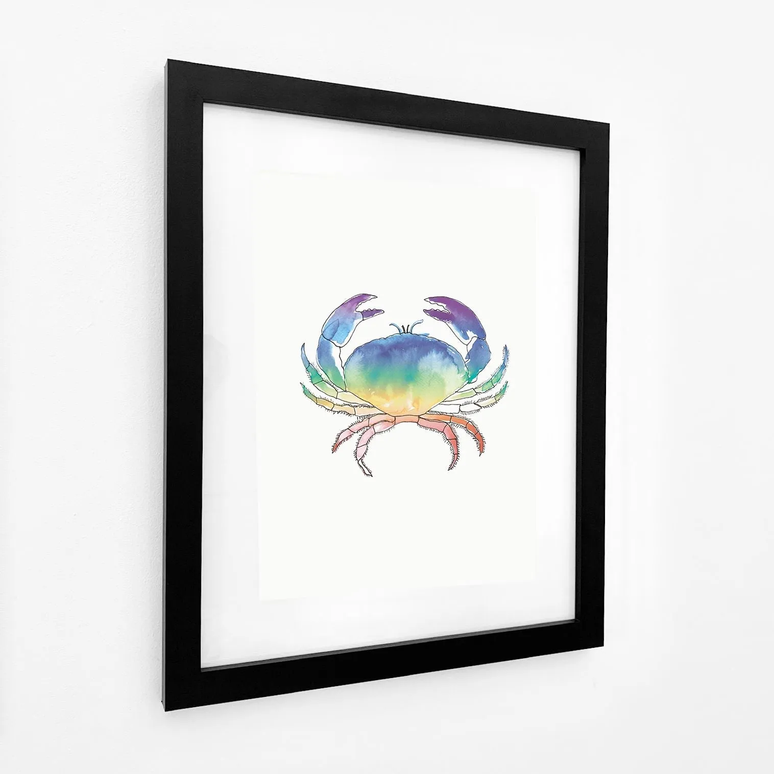 Chromatic Crab - Watercolour Print