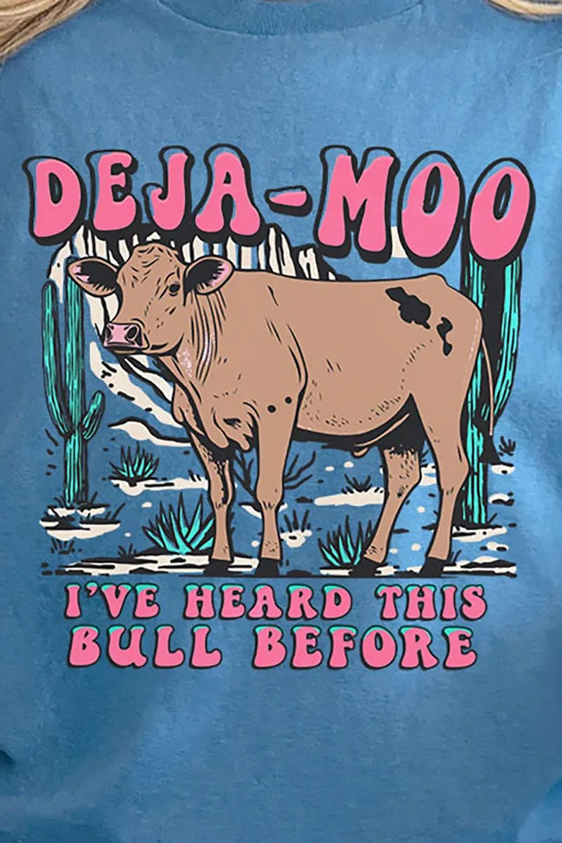 Deja Moo Short Sleeve Relaxed Fit T-Shirt