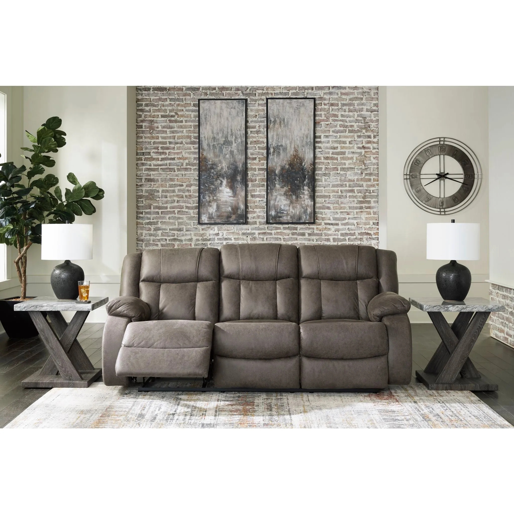 First Base Reclining Sofa