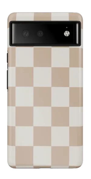 Fit Check | Neutral Checkerboard Google Pixel Case