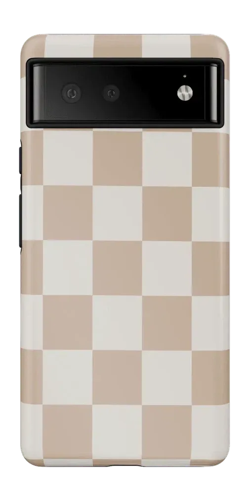 Fit Check | Neutral Checkerboard Google Pixel Case