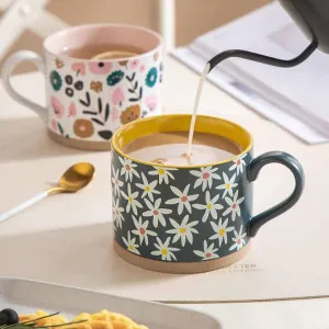 Floral Ceramic Mugs ~ Various Styles