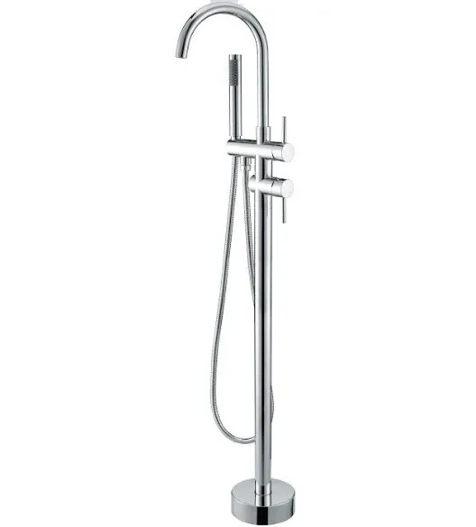 Freestanding Tub Filler in Polished Chrome