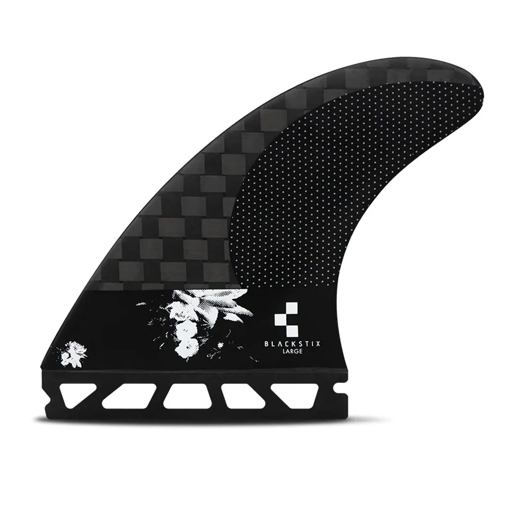 Futures Fins - Ando Blackstix Thruster - Black/Large