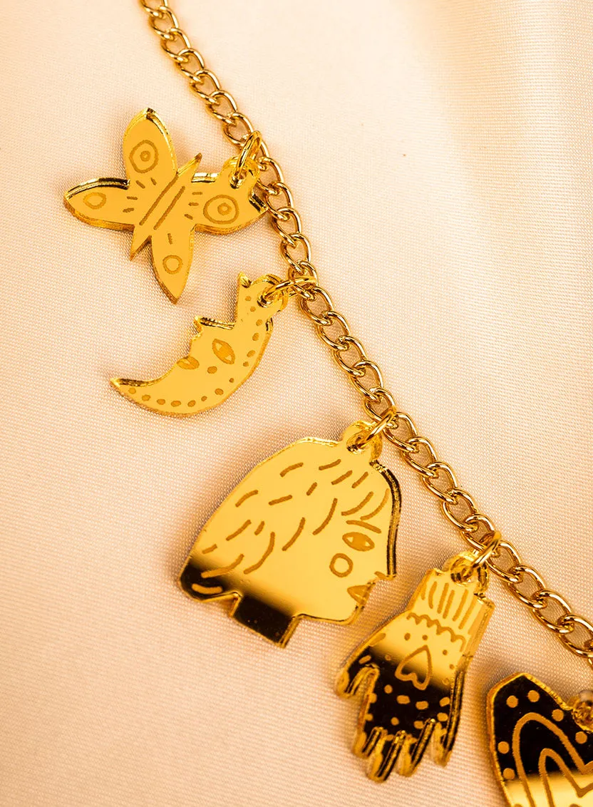 Golden Charm Necklace