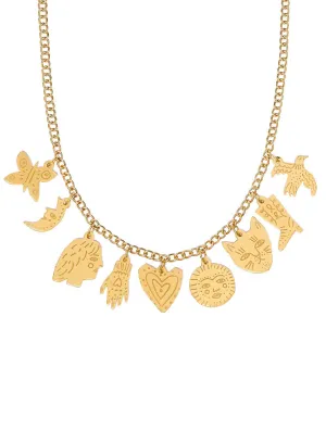 Golden Charm Necklace