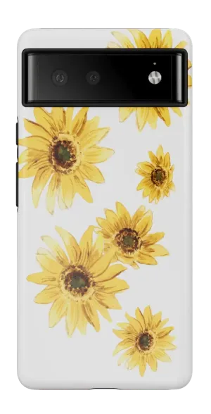 Golden Garden | Yellow Sunflower Floral Google Pixel Case