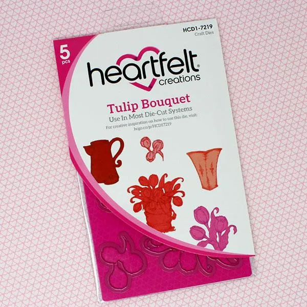 Heartfelt Creations Cut & Emboss Dies - Tulip Bouquet 1.5 To 3.25in*