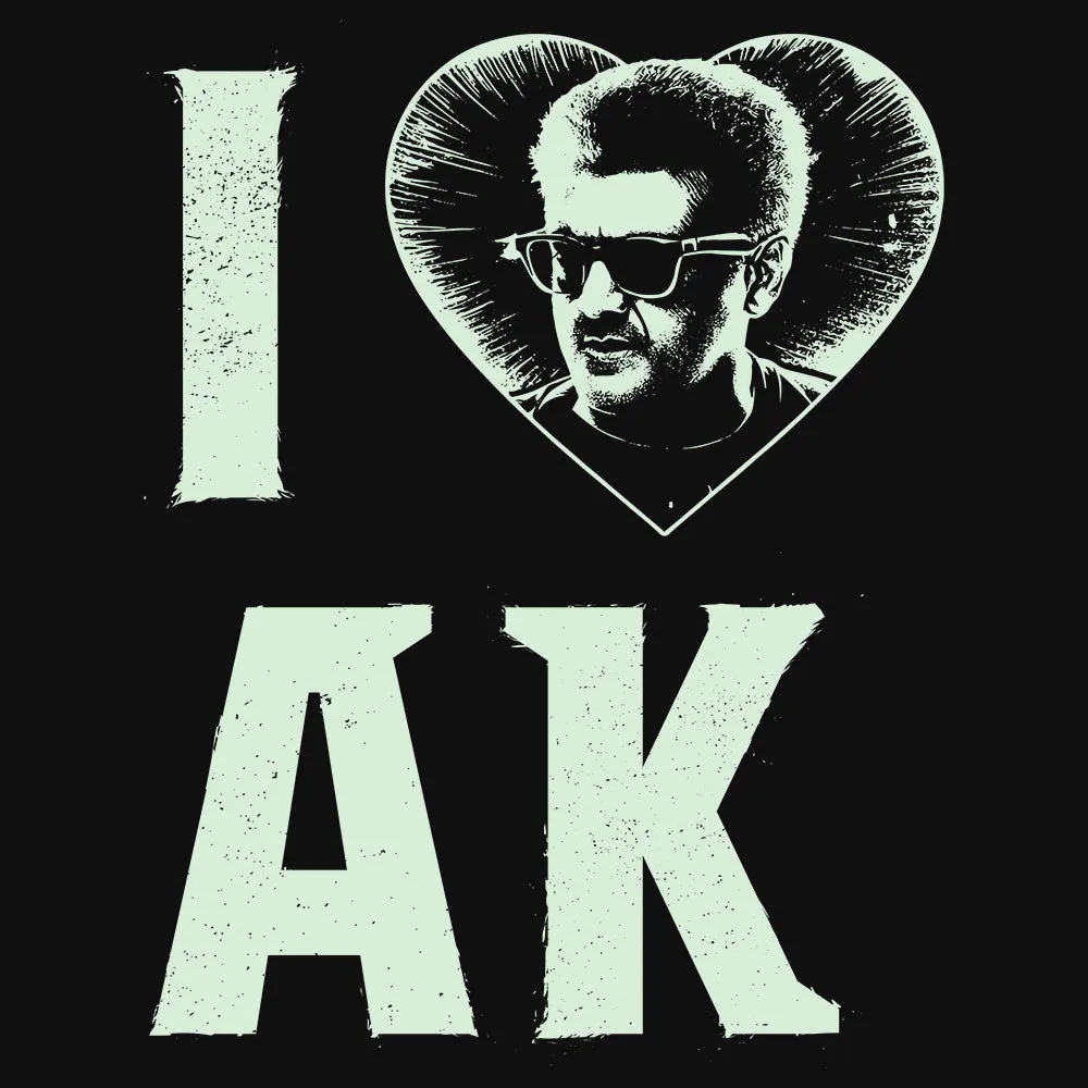 I Love AK Full Sleeve T-Shirt