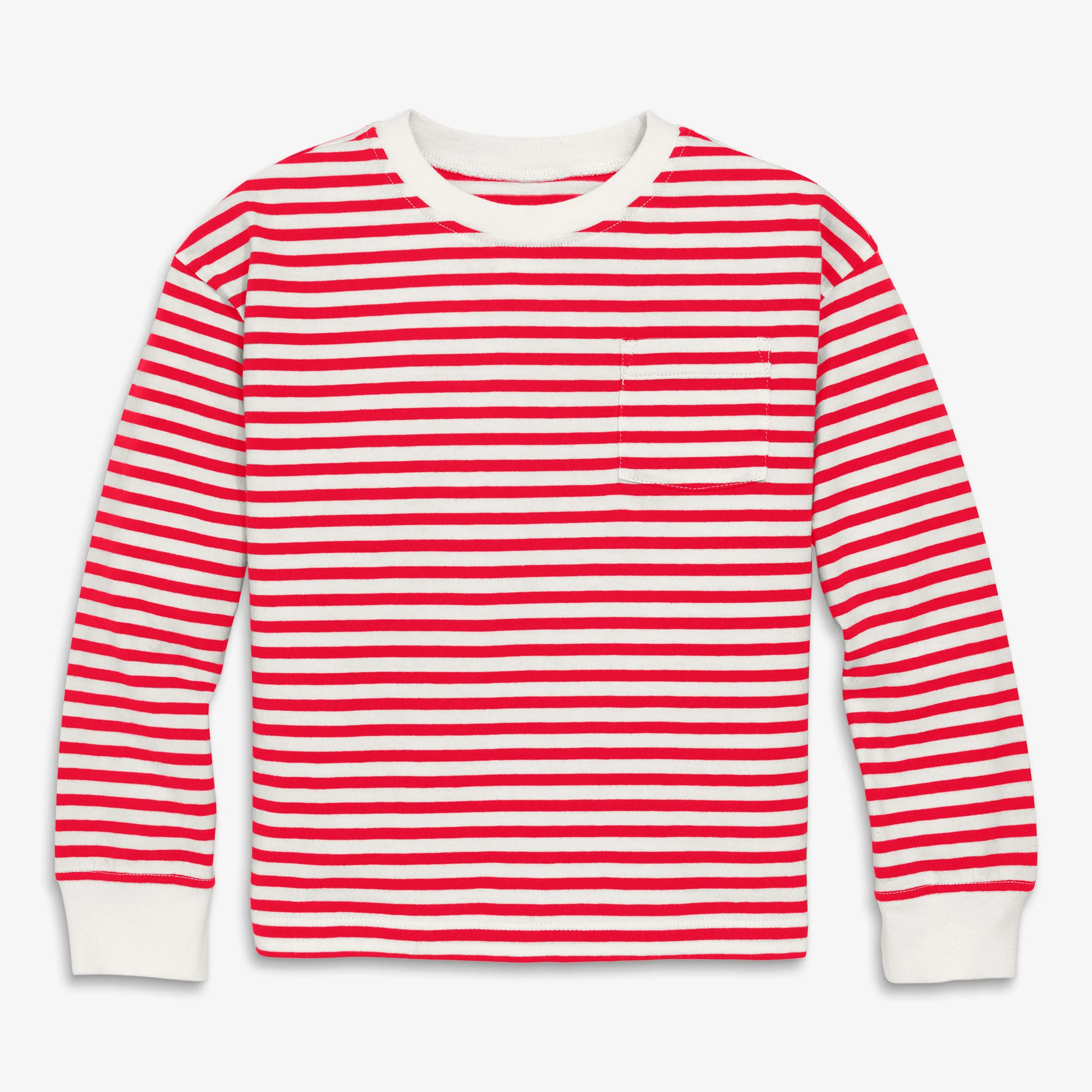 Kids long sleeve easy stripe tee