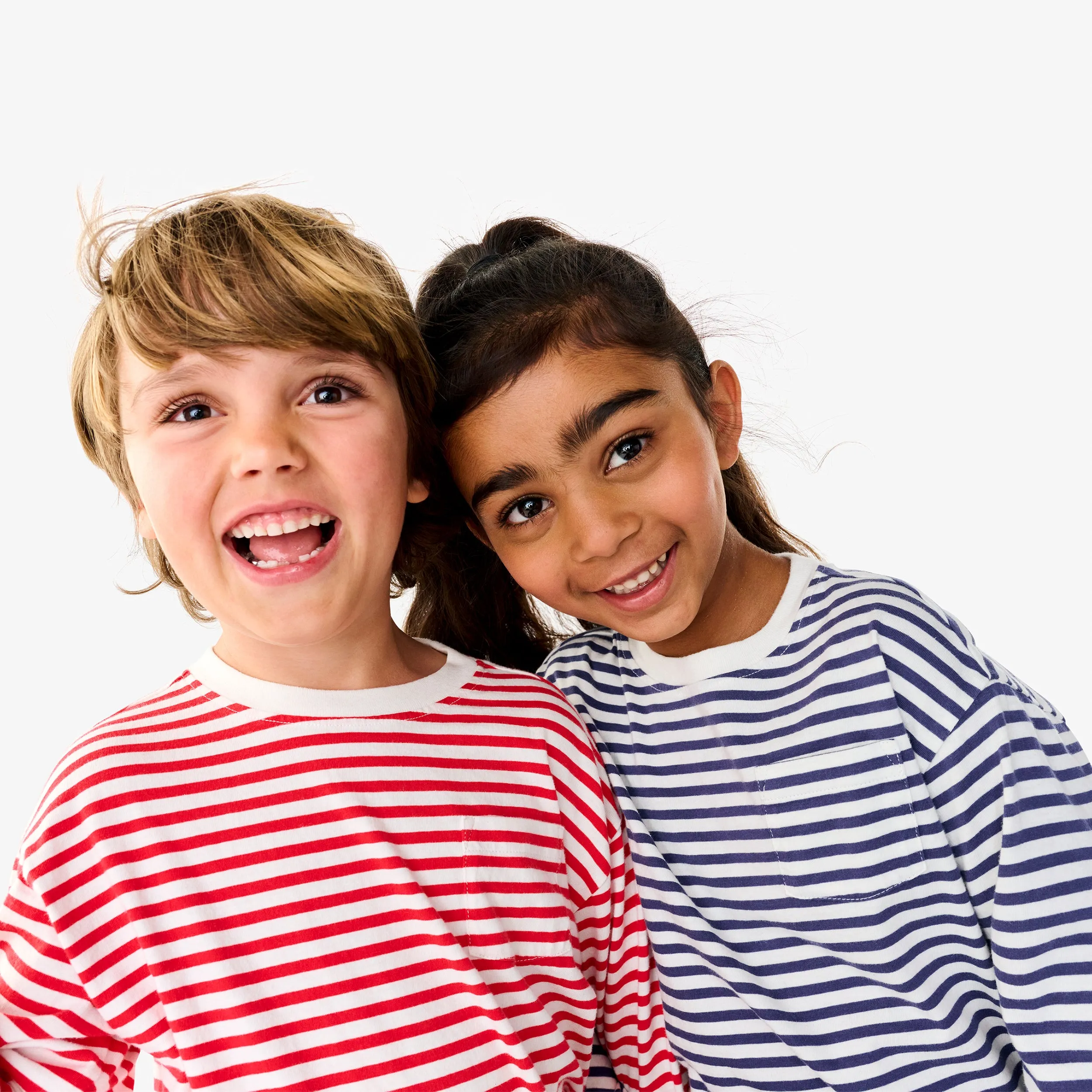 Kids long sleeve easy stripe tee