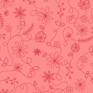 Kimberbell Basics Refreshed - Swirl Floral Pink