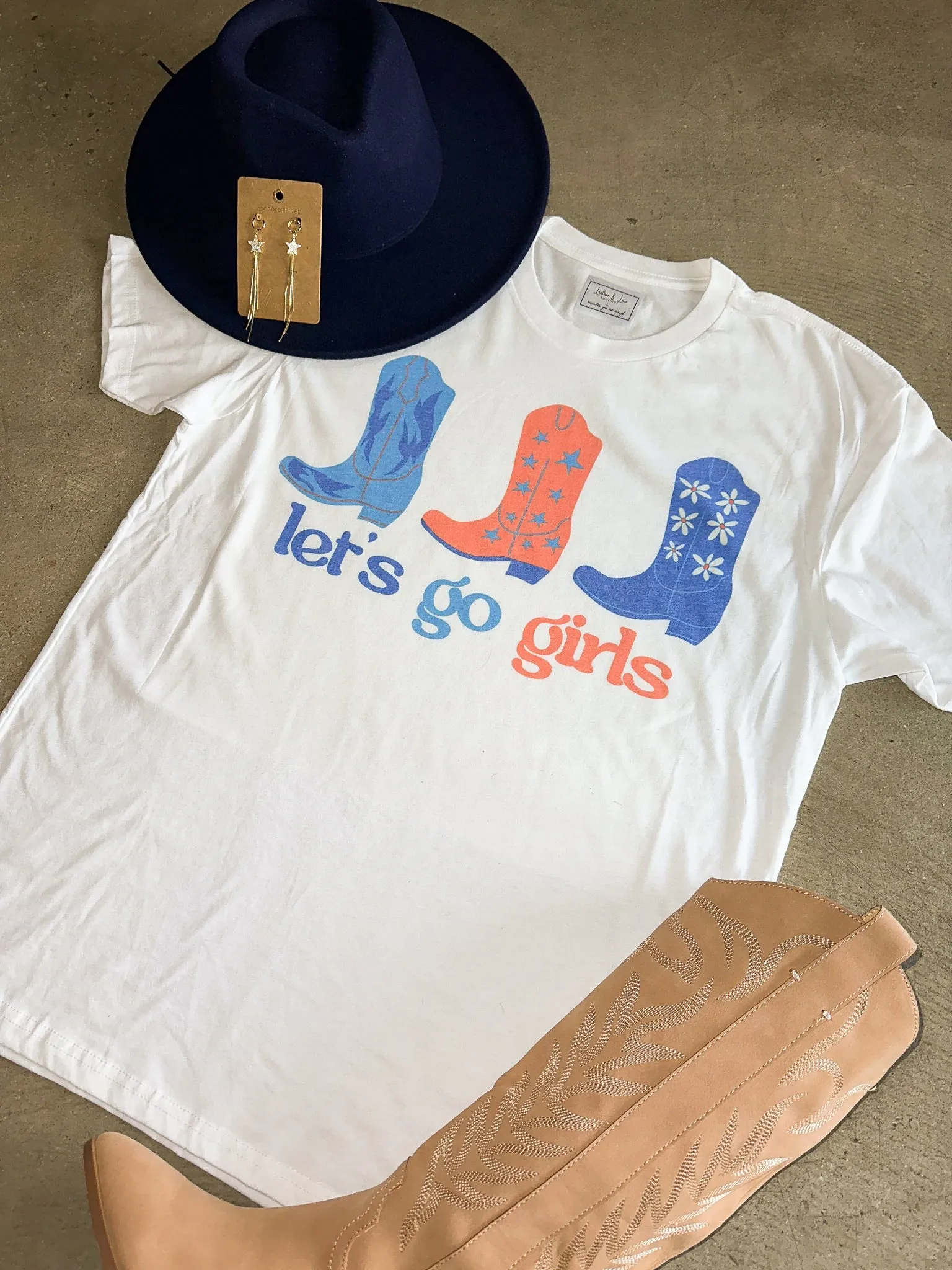 Let's Go Girls America Graphic Tee