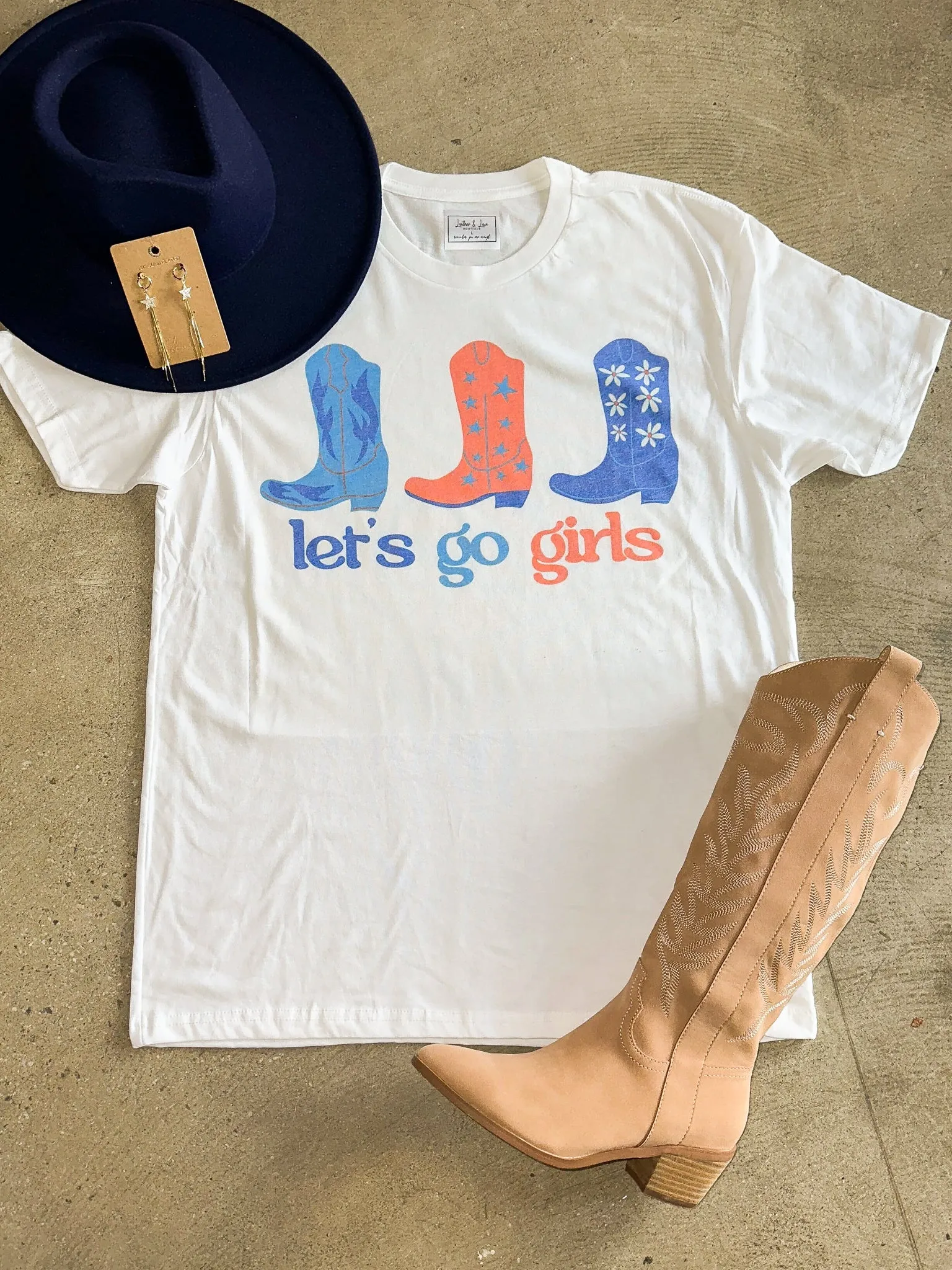 Let's Go Girls America Graphic Tee