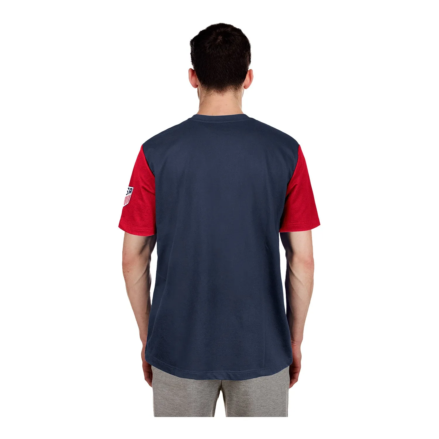 Men's New Era USMNT Crest Navy Tee