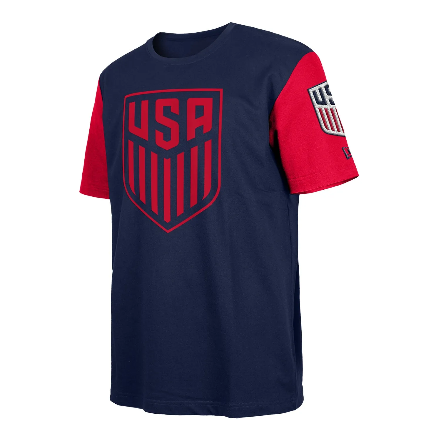 Men's New Era USMNT Crest Navy Tee