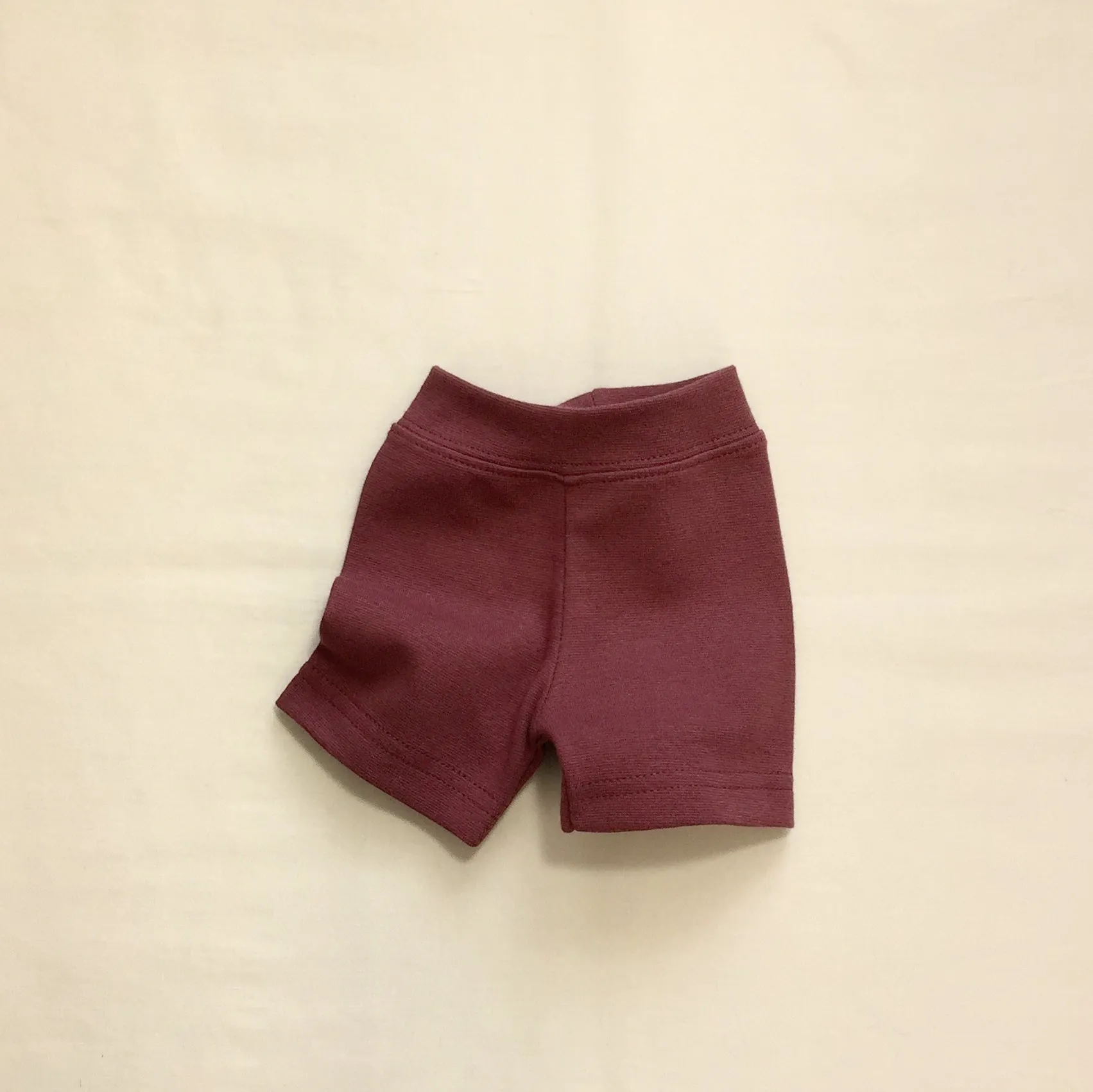 Minimalist Short Sleeve Tee   Shorts Set Crushed Berry