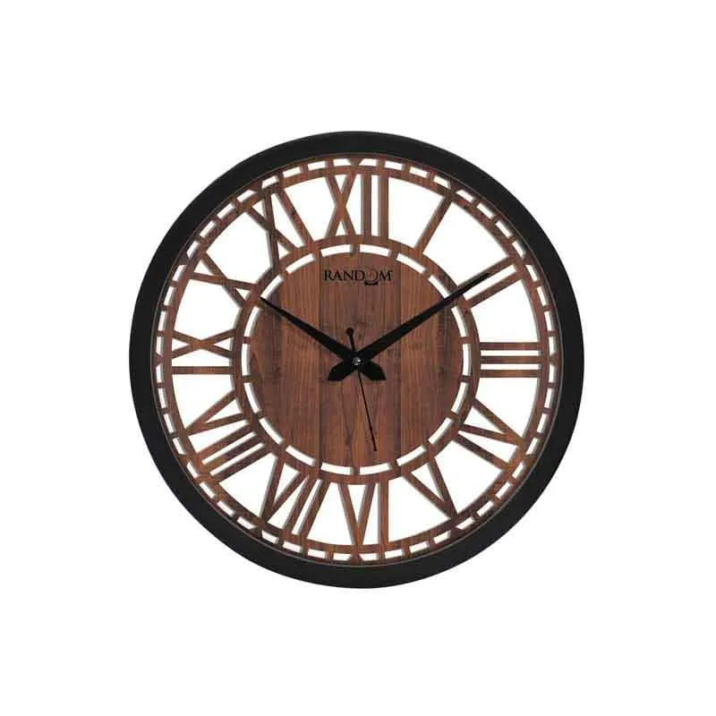 Neutral Wall Clock - Brown