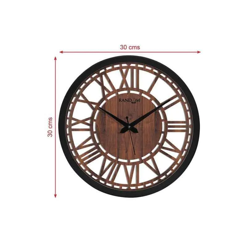 Neutral Wall Clock - Brown