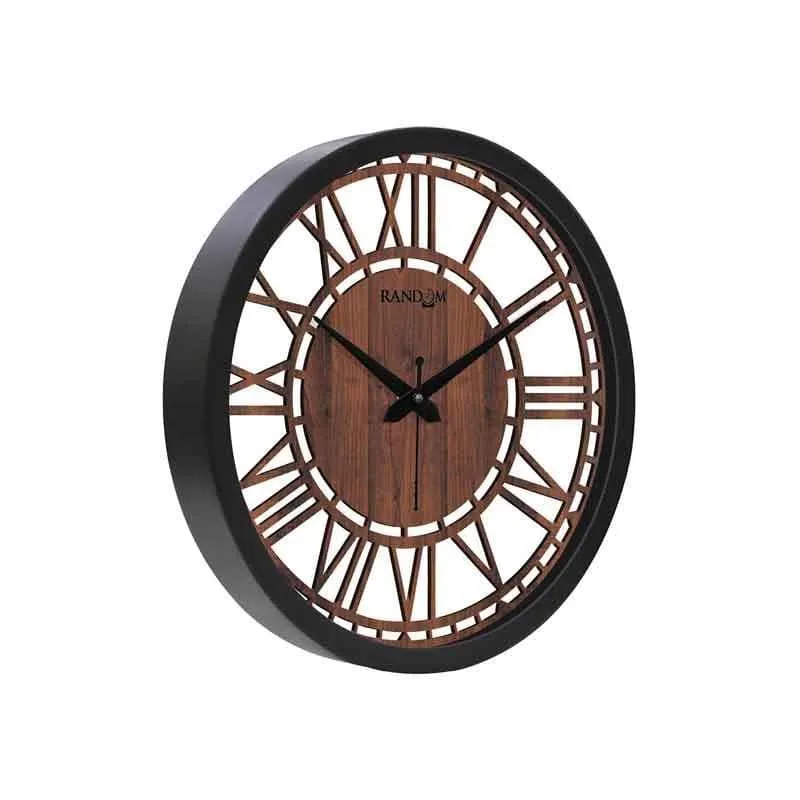 Neutral Wall Clock - Brown