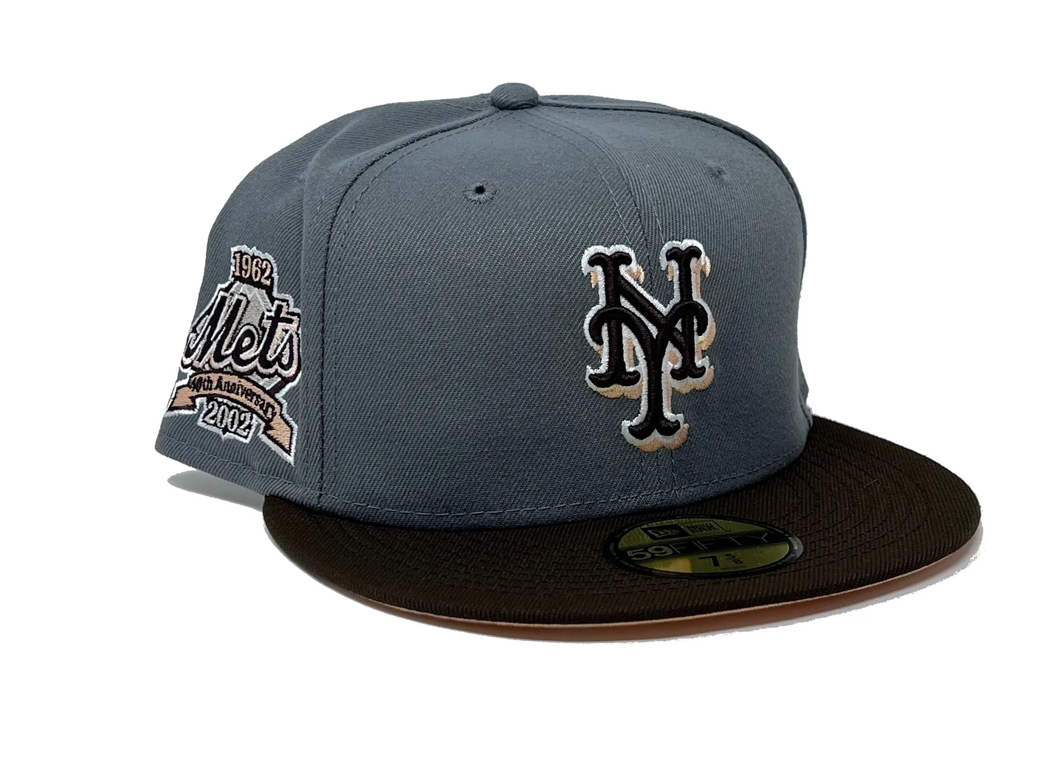 NEW YORK METS 40TH ANNIVERSARY "NEUTRAL & VERSATILE" COLLECTION NEW ERA FITTED HAT