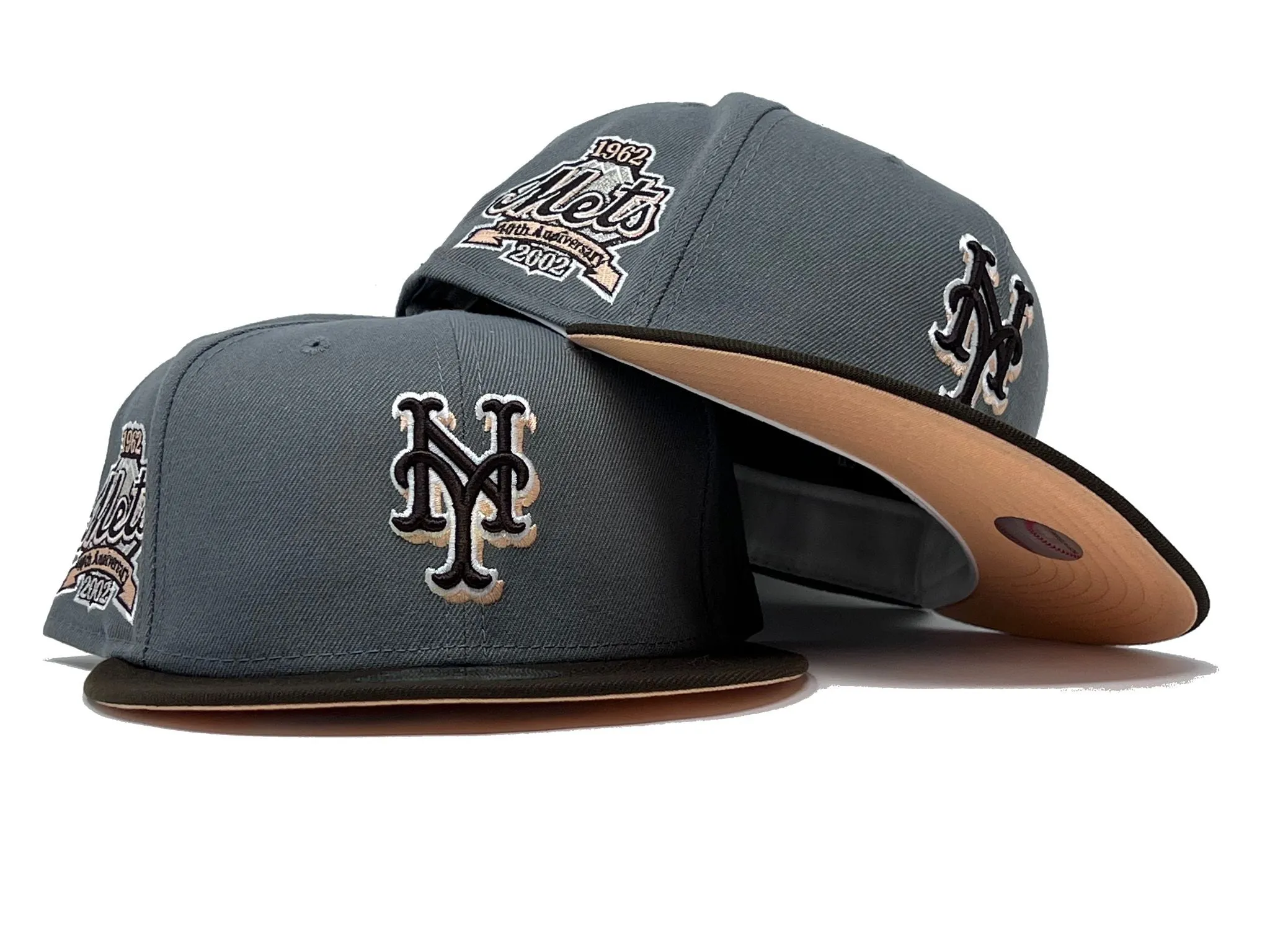 NEW YORK METS 40TH ANNIVERSARY "NEUTRAL & VERSATILE" COLLECTION NEW ERA FITTED HAT