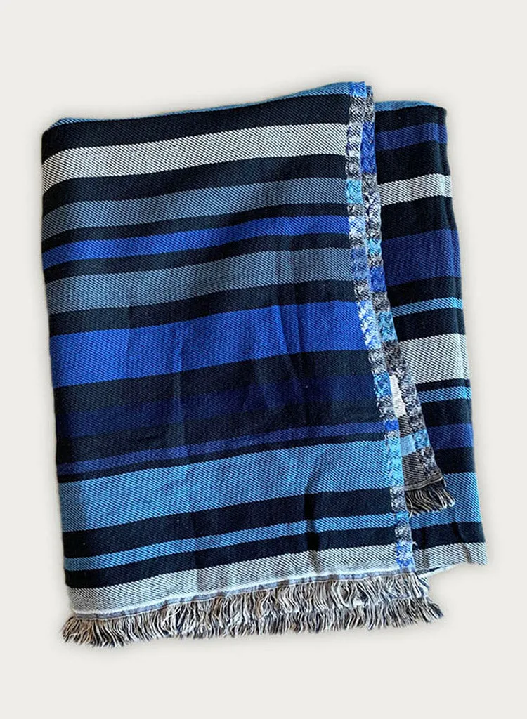 Ocean Stripes Throw