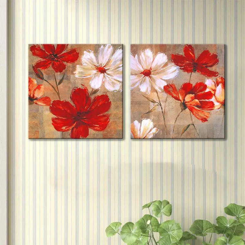 Opalette Floral Wall Art - Set Of Two