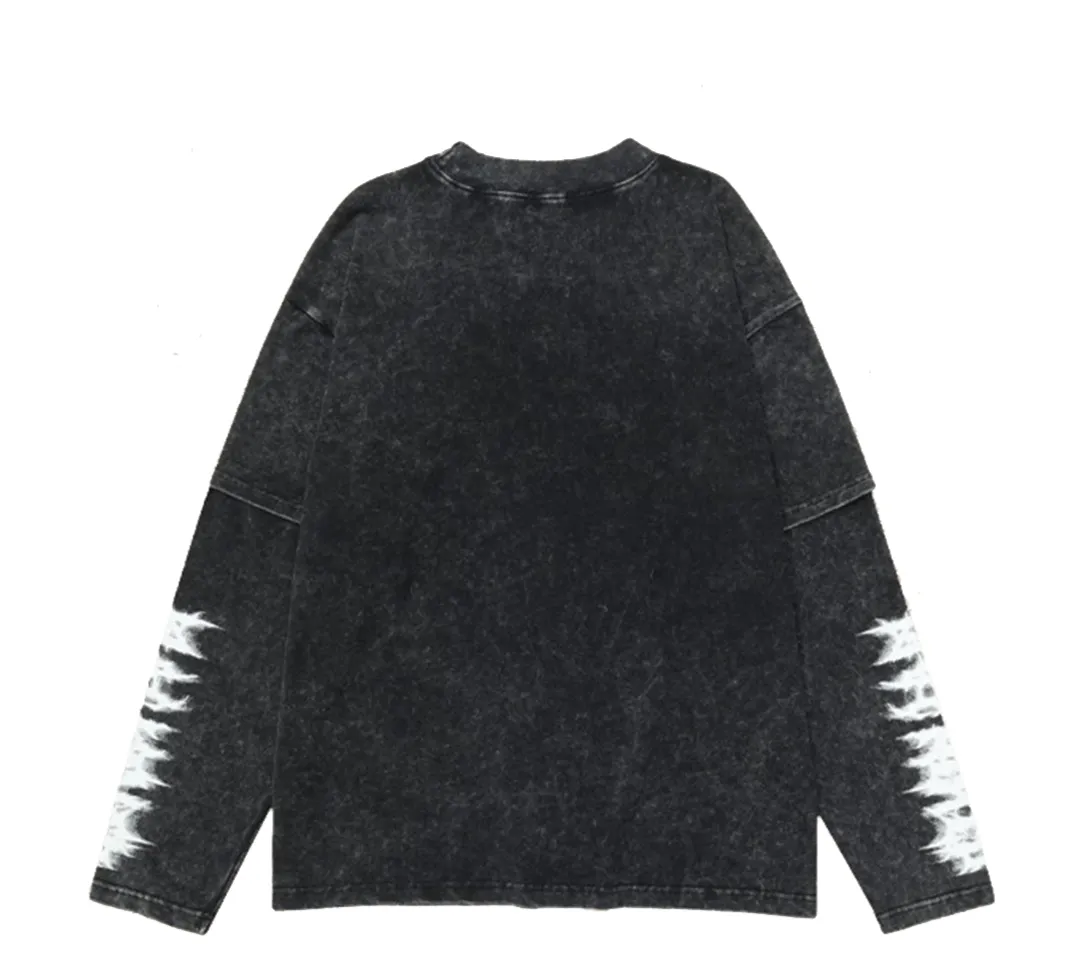 OVDY Acid Wash Long Sleeve