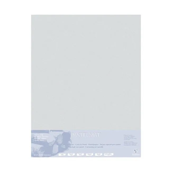 Pastelmat Mount Board 70x100cm 5sh Clear Grey