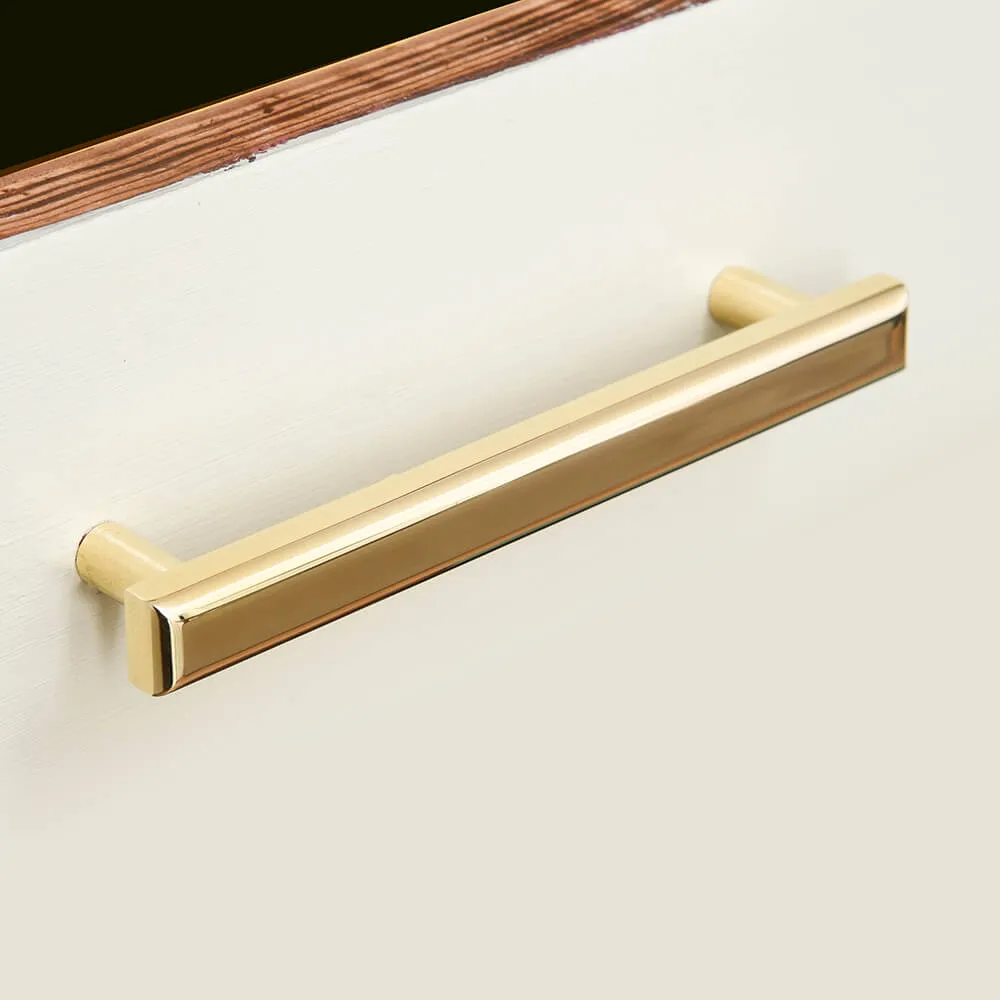 Polished Brass Pillow Pull Handle