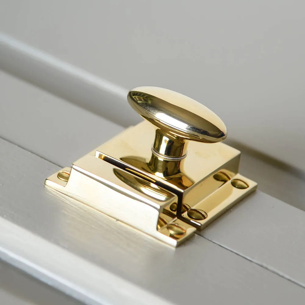 Polished Brass Zeppelin Cabinet Latch