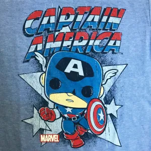 Pop! Tees Marvel Captain America Retro (M)