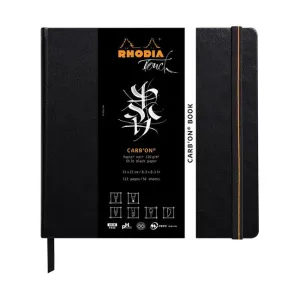 Rhodia Touch Carb'on Black Book 210x210mm Blank