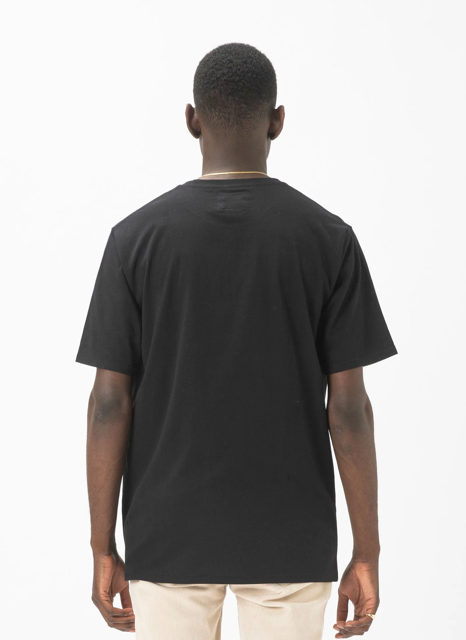 Script Embro Tee Black