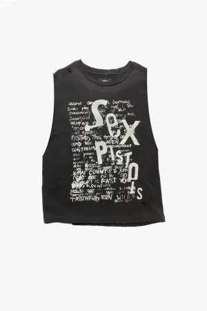 Sex Pistols Graffiti Vintage Tank