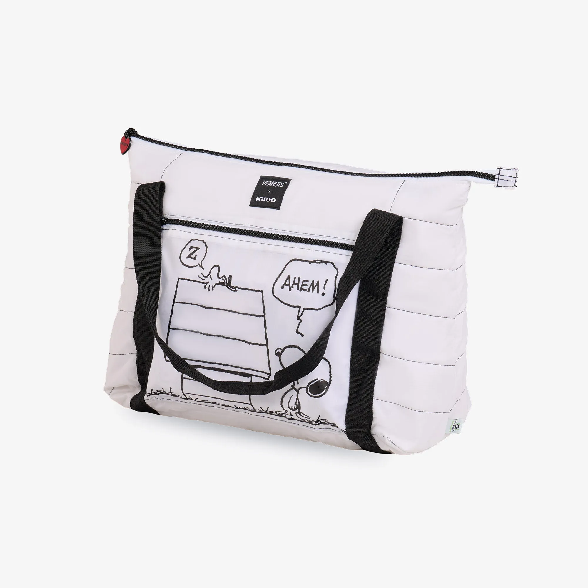 Snoopy Packable Puffer 20-Can Cooler Bag