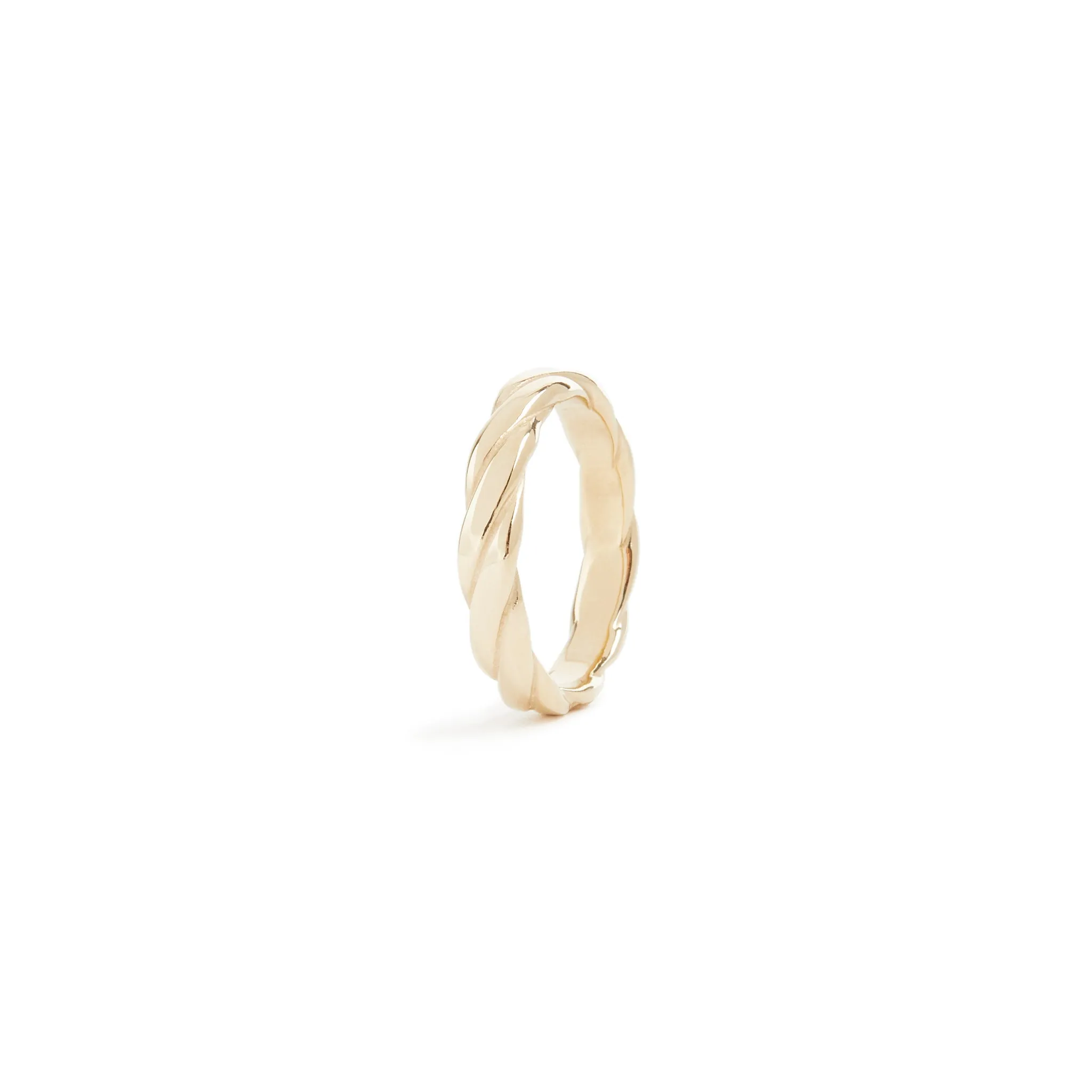 Solid Gold Plait Ring