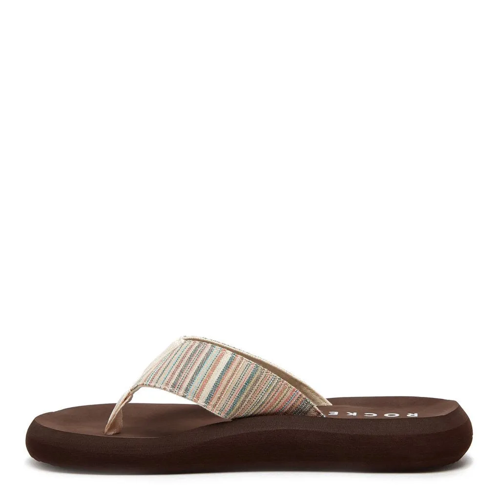 Spotlight Multicolor Brown Flip Flop