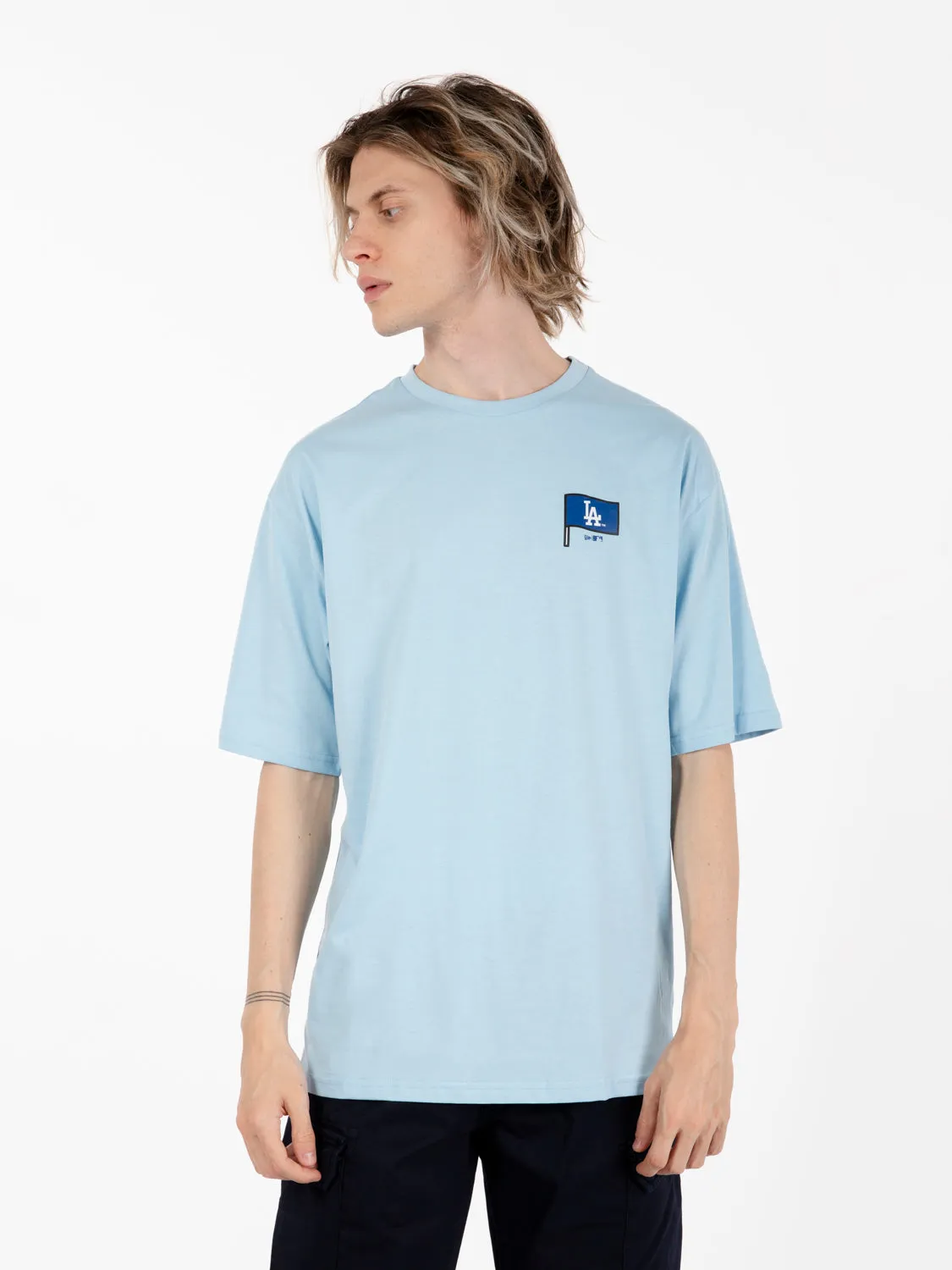 T-shirt Los angeles Dodgers pastel blue