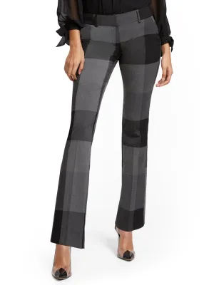 Tall Plaid Straight-Leg Pant - Signature - 7th Avenue