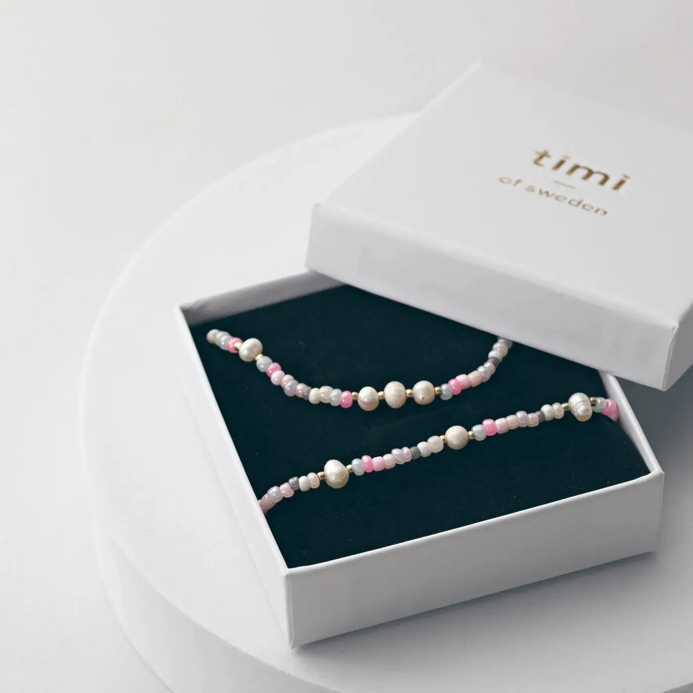 Tess - Pastel Bead and Pearl Set