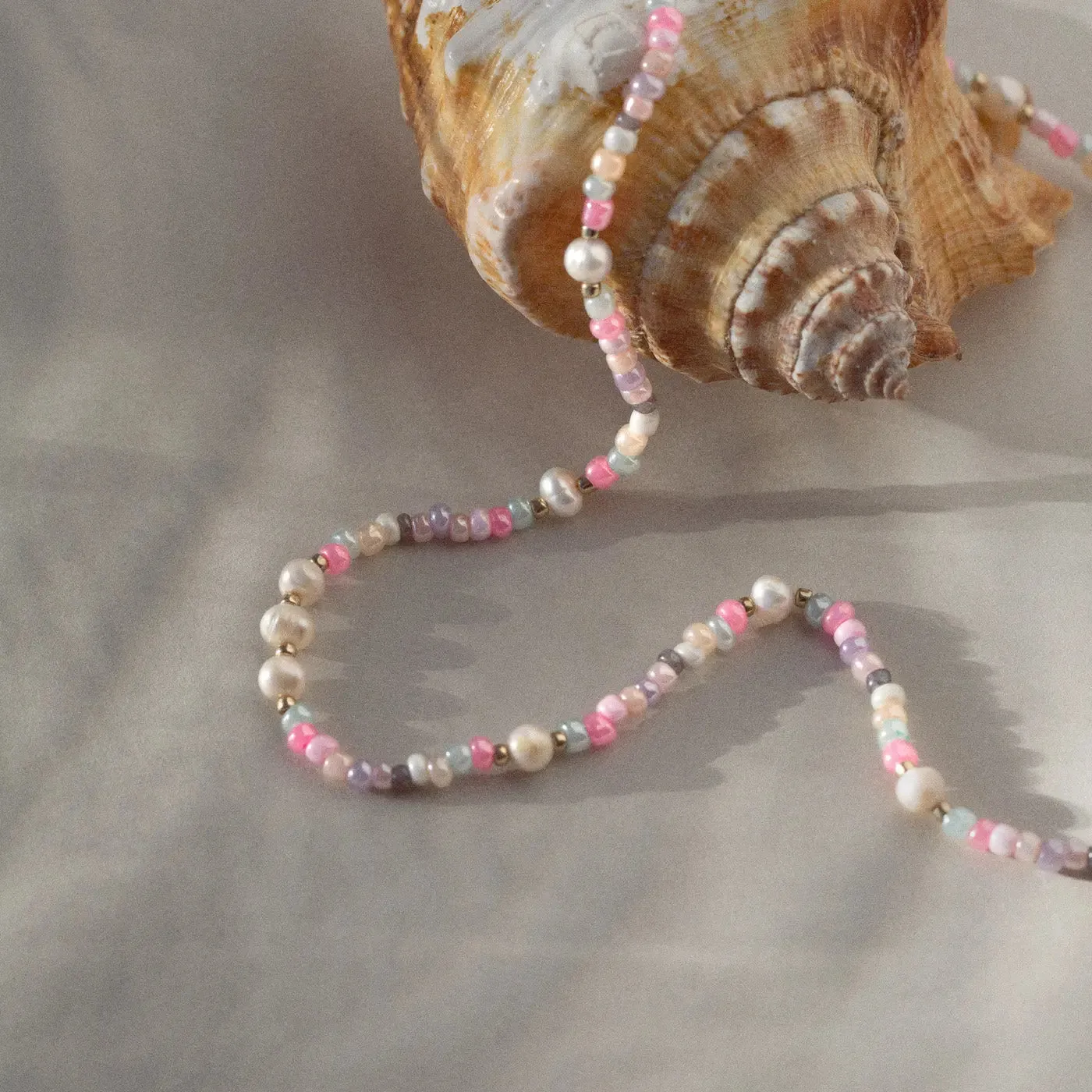 Tess - Pastel Bead and Pearl Set